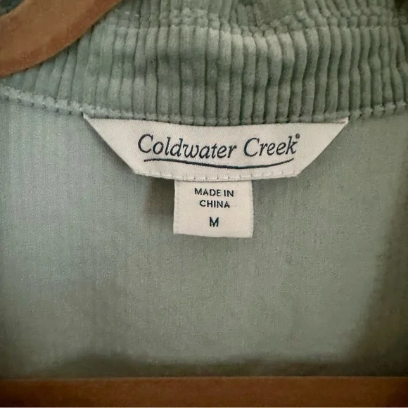 COLDWATER CREEK Corduroy Button-Up Jacket EUC - Picture 7 of 7